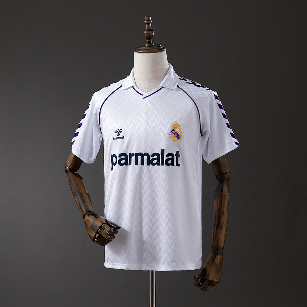 Camiseta Retro Real Madrid Local 86/87 - frente
