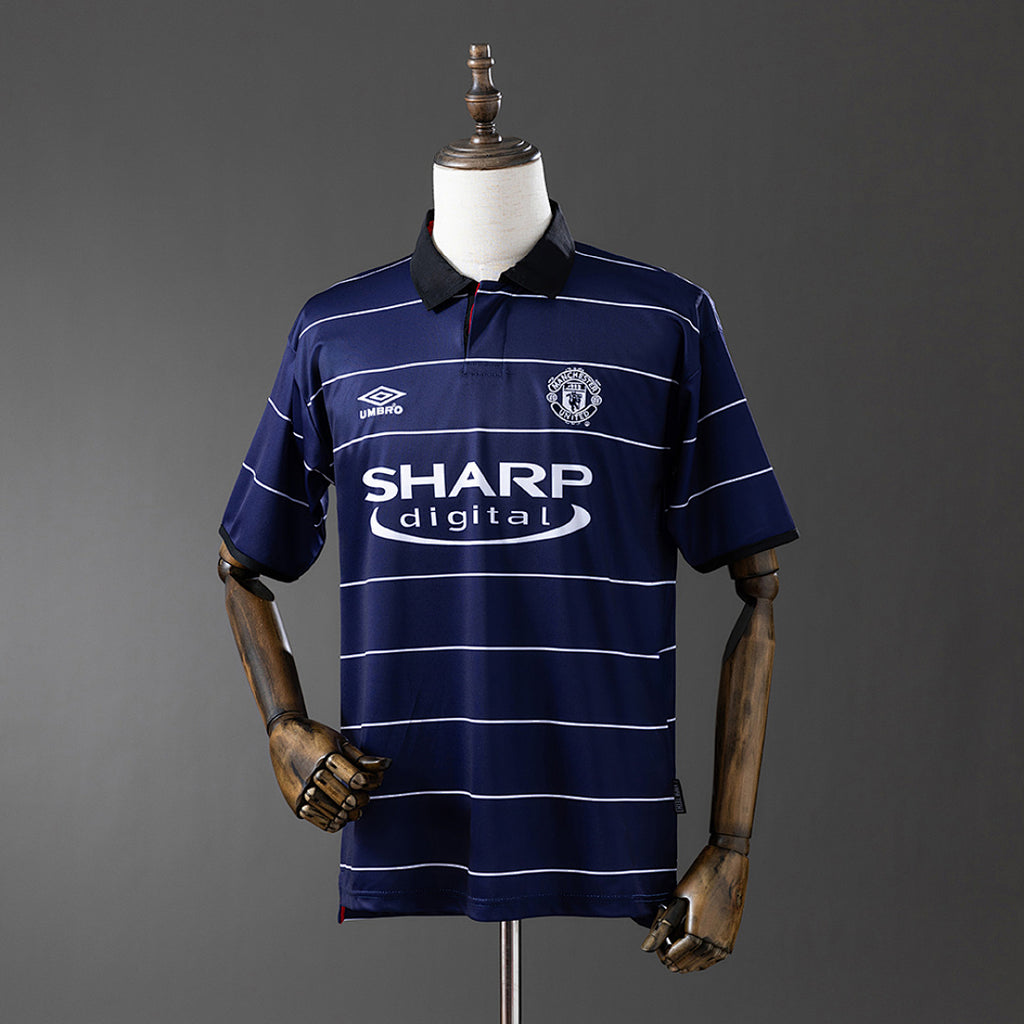 Camiseta Retro Manchester United Visita 99/00 - frente