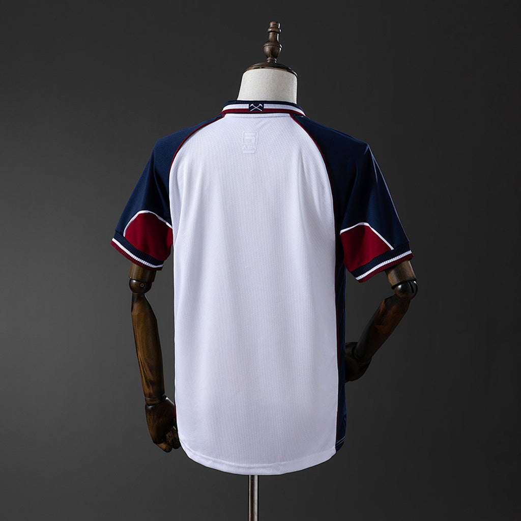Camiseta Retro West Ham United Visita 99/01 - espalda