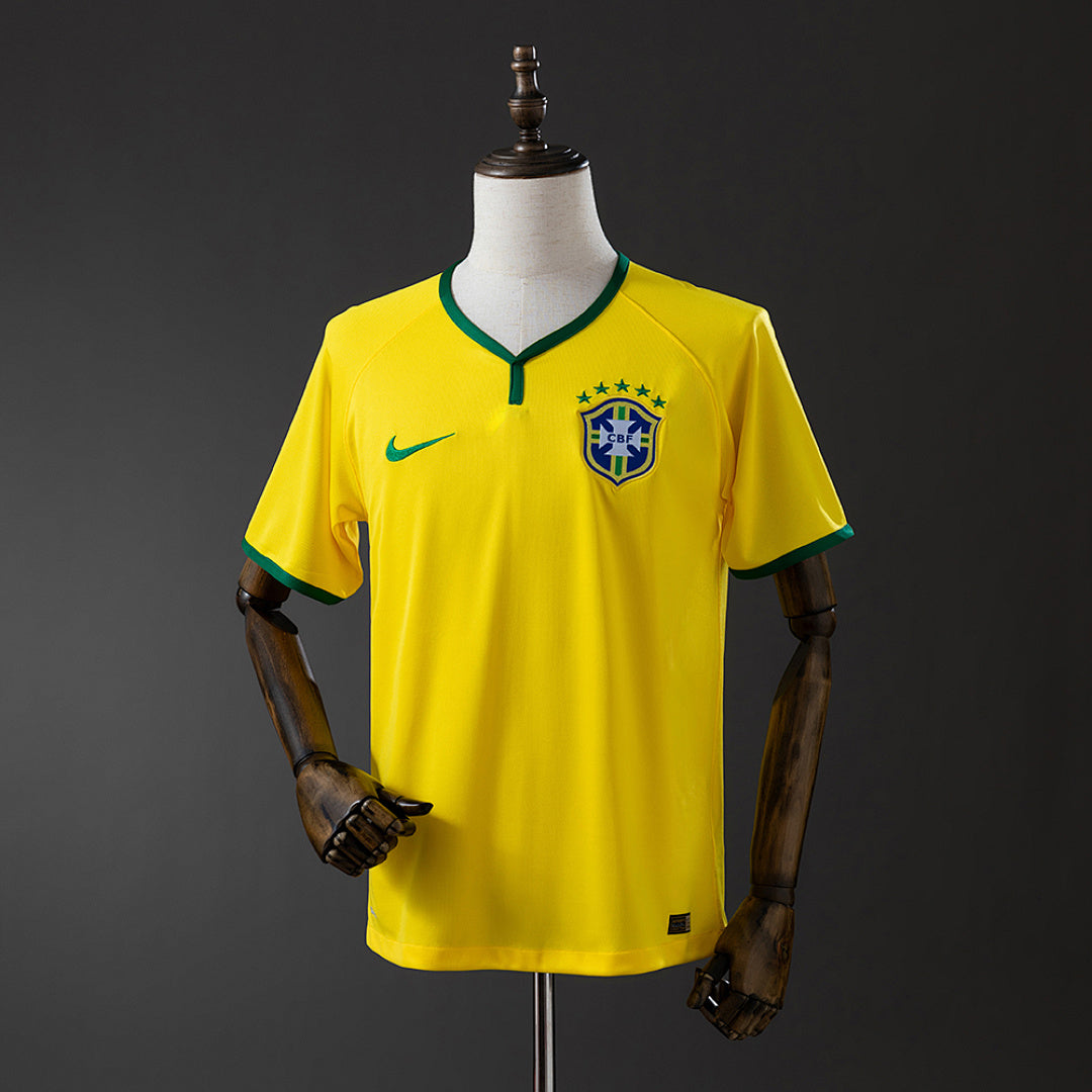 Camiseta Retro Brasil Local 2014 - frente