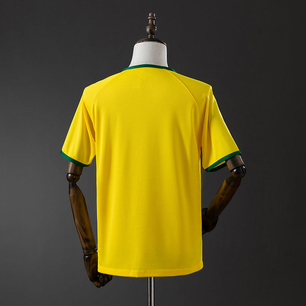 Camiseta Retro Brasil Local 2014 - espalda