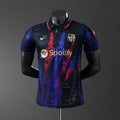 Camiseta FC Barcelona Negra y Azul Marino Negra Edición Especial 2025/26 Versión Jugador - frente