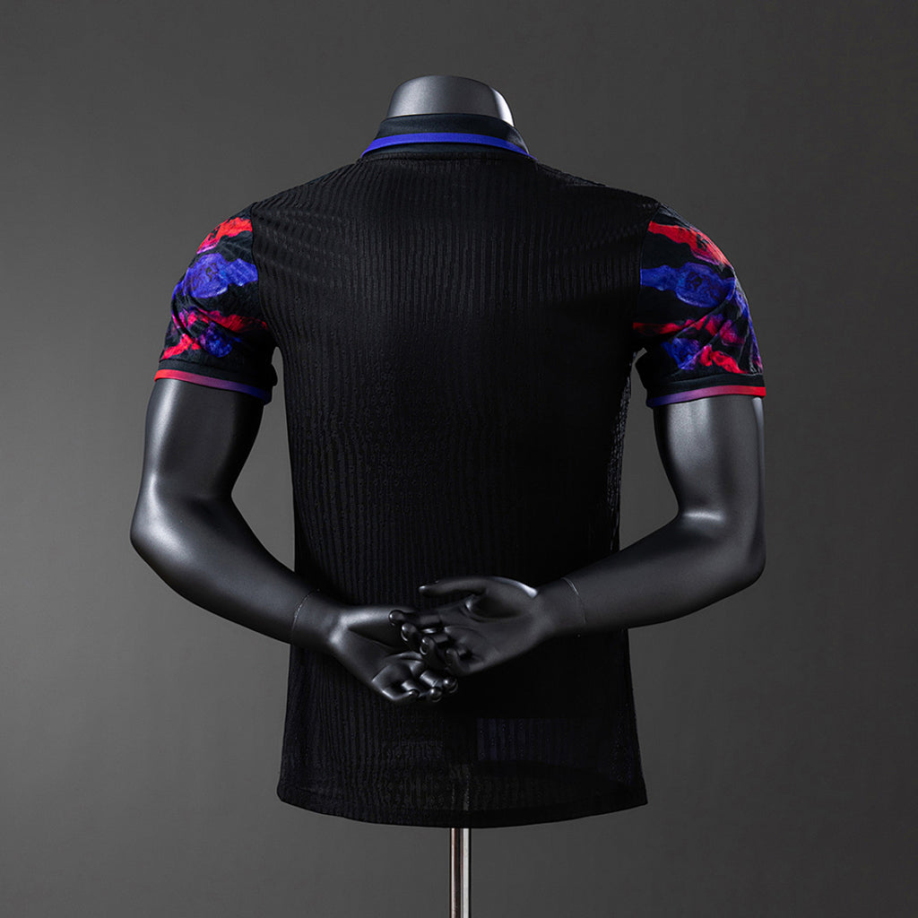 Camiseta FC Barcelona Azul Marino y Gris Negra Edición Especial 2025/26 Versión Jugador - espalda