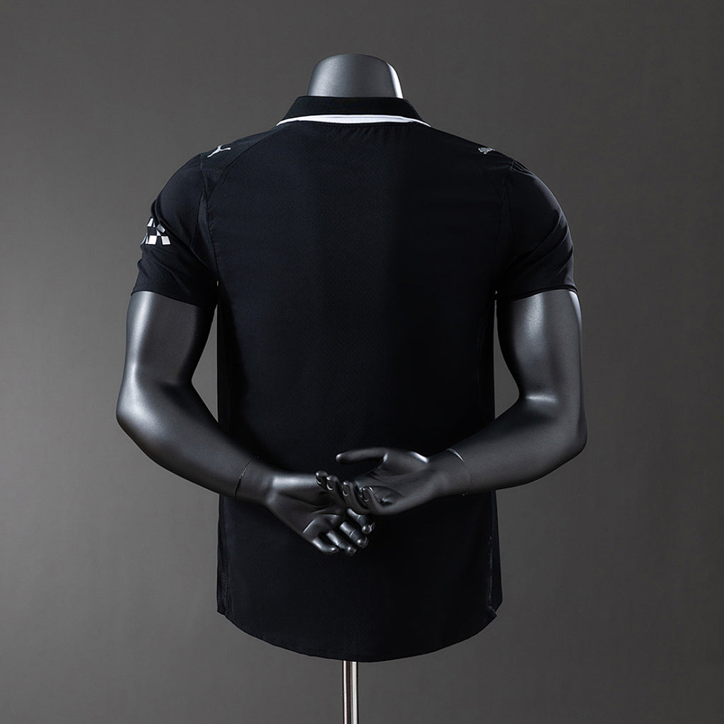 Camiseta Manchester City Visita Negra y Gris 2025/26 Versión Jugador - espalda