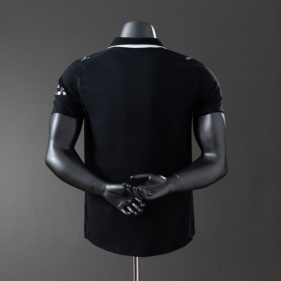 Camiseta Manchester City Visita Negra y Gris 2025/26 Versión Jugador - espalda