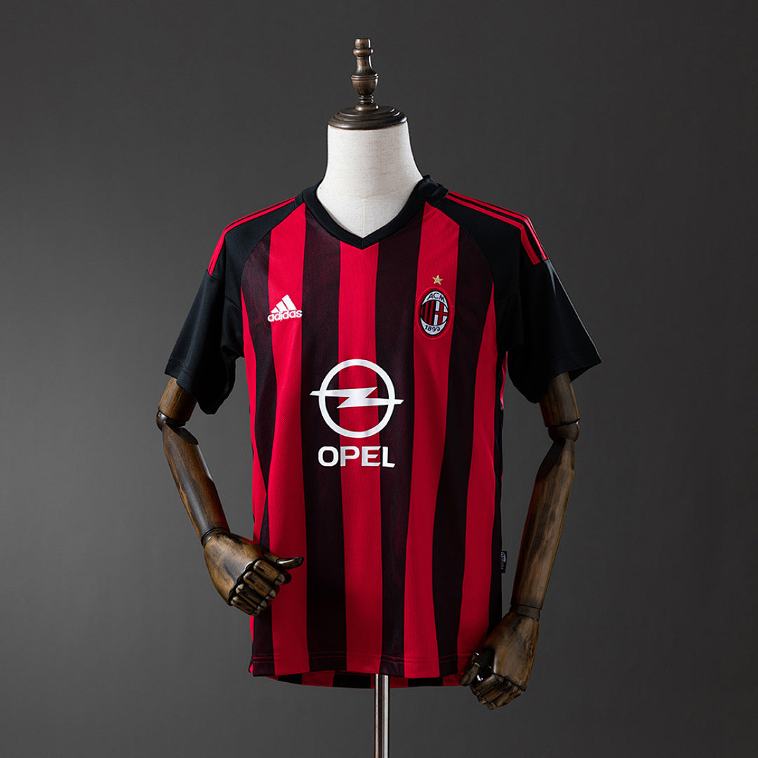 Camiseta Retro AC Milan Local 02/03 - frente