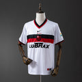 Camiseta Retro Flamengo Visita Negra y Celeste 2001 - frente