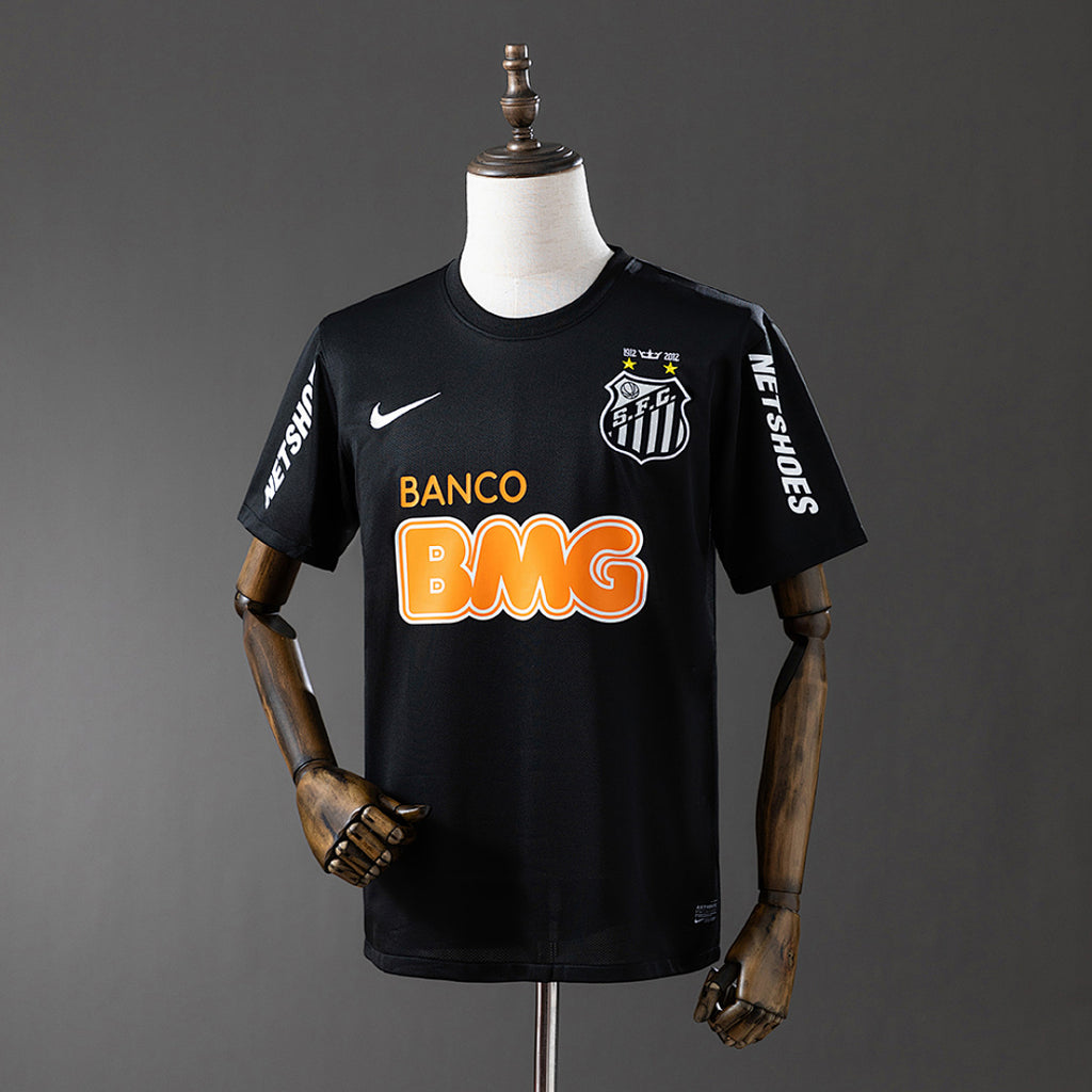 Camiseta Retro Santos Negra 12/13 - frente