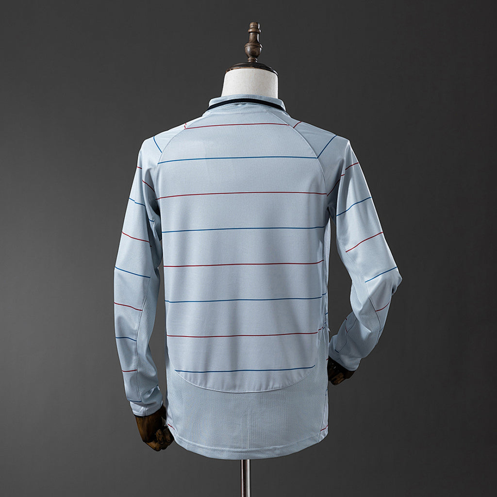 Camiseta Retro FC Barcelona Visita Manga Larga 03/04 - espalda
