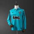 Camiseta Retro Santos Visita Gris y Turquesa Manga Larga 12/13 - frente