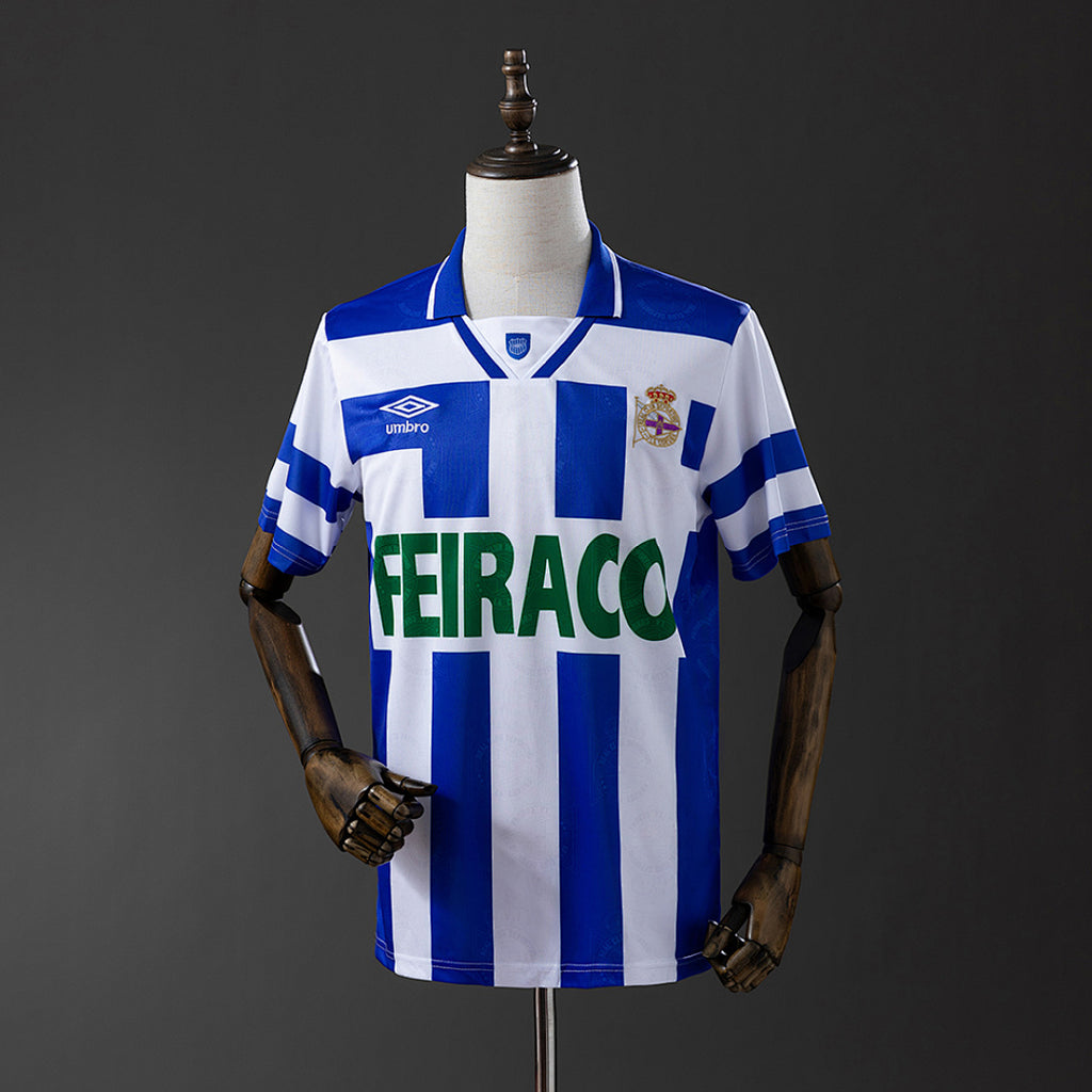 Camiseta Retro Deportivo La Coruña Local 94/95 - frente