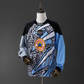 Camiseta Retro Newcastle United Portero Negra y Azul Marino Manga Larga 95/96 - frente