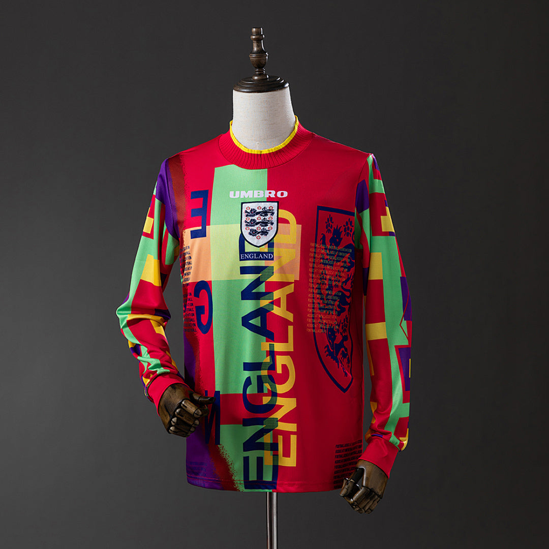 Camiseta Retro Inglaterra Portero Manga Larga 1996 - frente