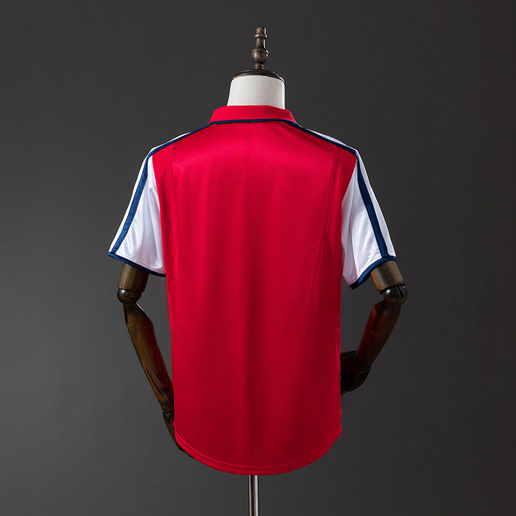 Camiseta Retro Arsenal Local Burdeos 01/02 - espalda
