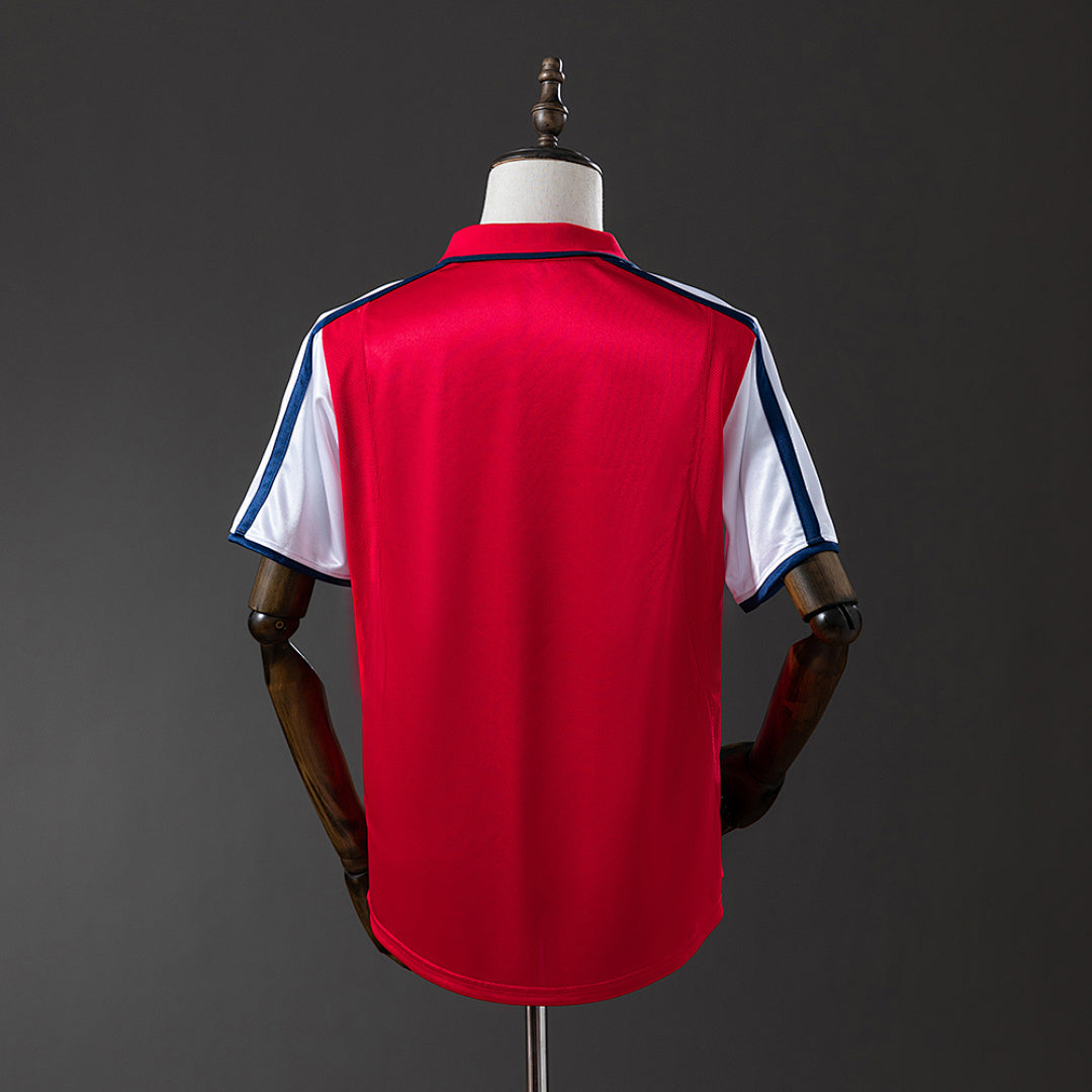 Camiseta Retro Arsenal Local Burdeos 01/02 - espalda