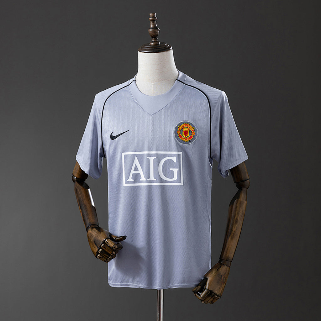 Camiseta Retro Manchester United Portero Gris 2007 - frente