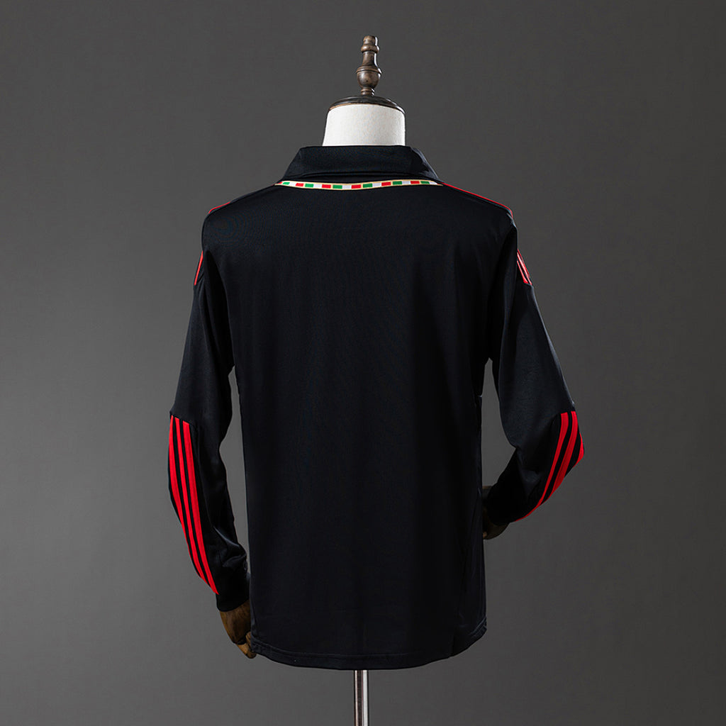 Camiseta Retro AC Milan Visita Manga Larga 11/12 - espalda