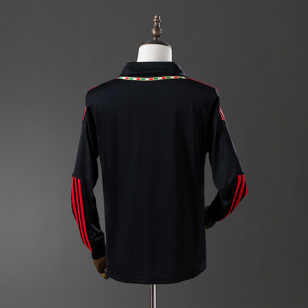 Camiseta Retro AC Milan Visita Manga Larga 11/12 - espalda