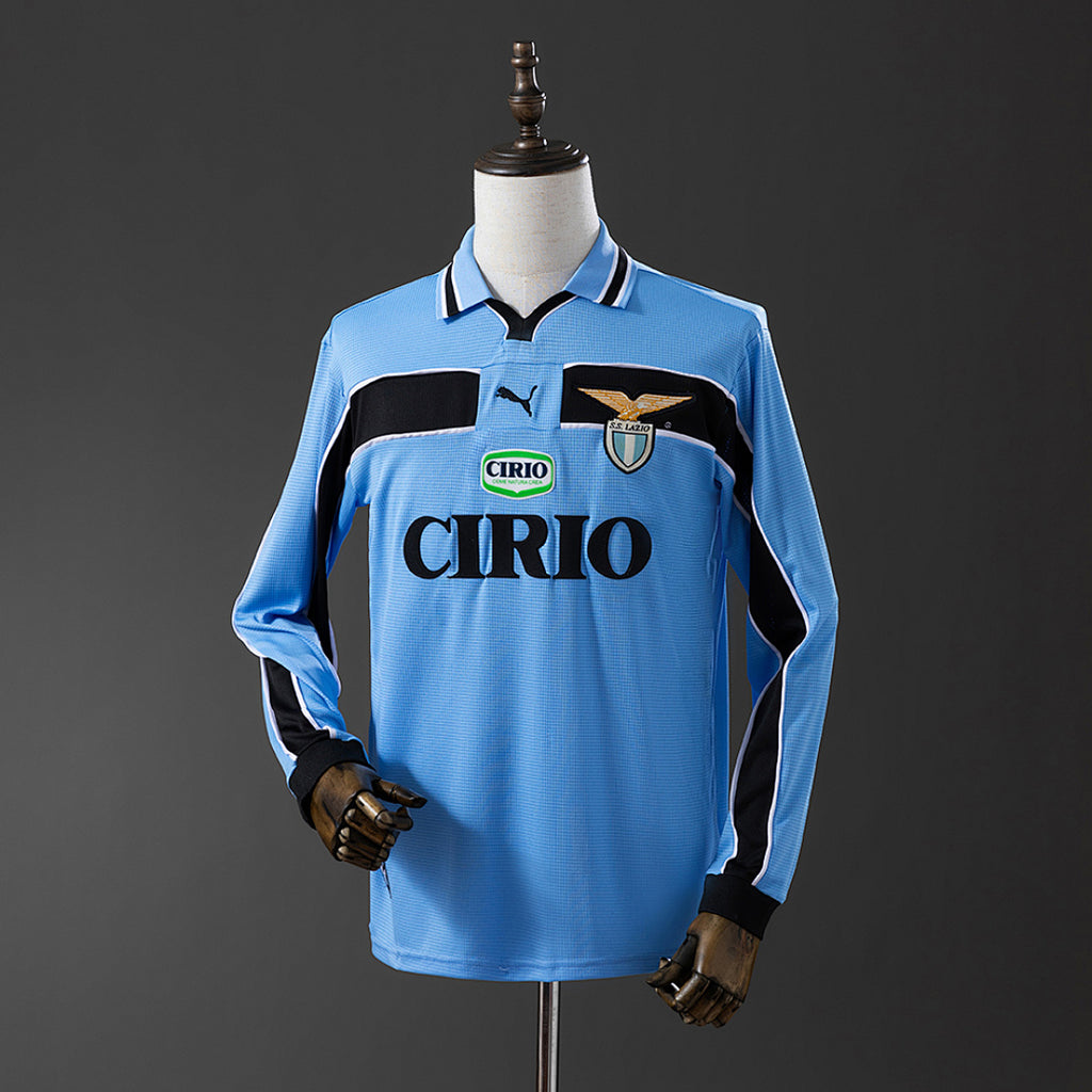 Camiseta Retro Lazio Local Manga Larga 98/99 - frente