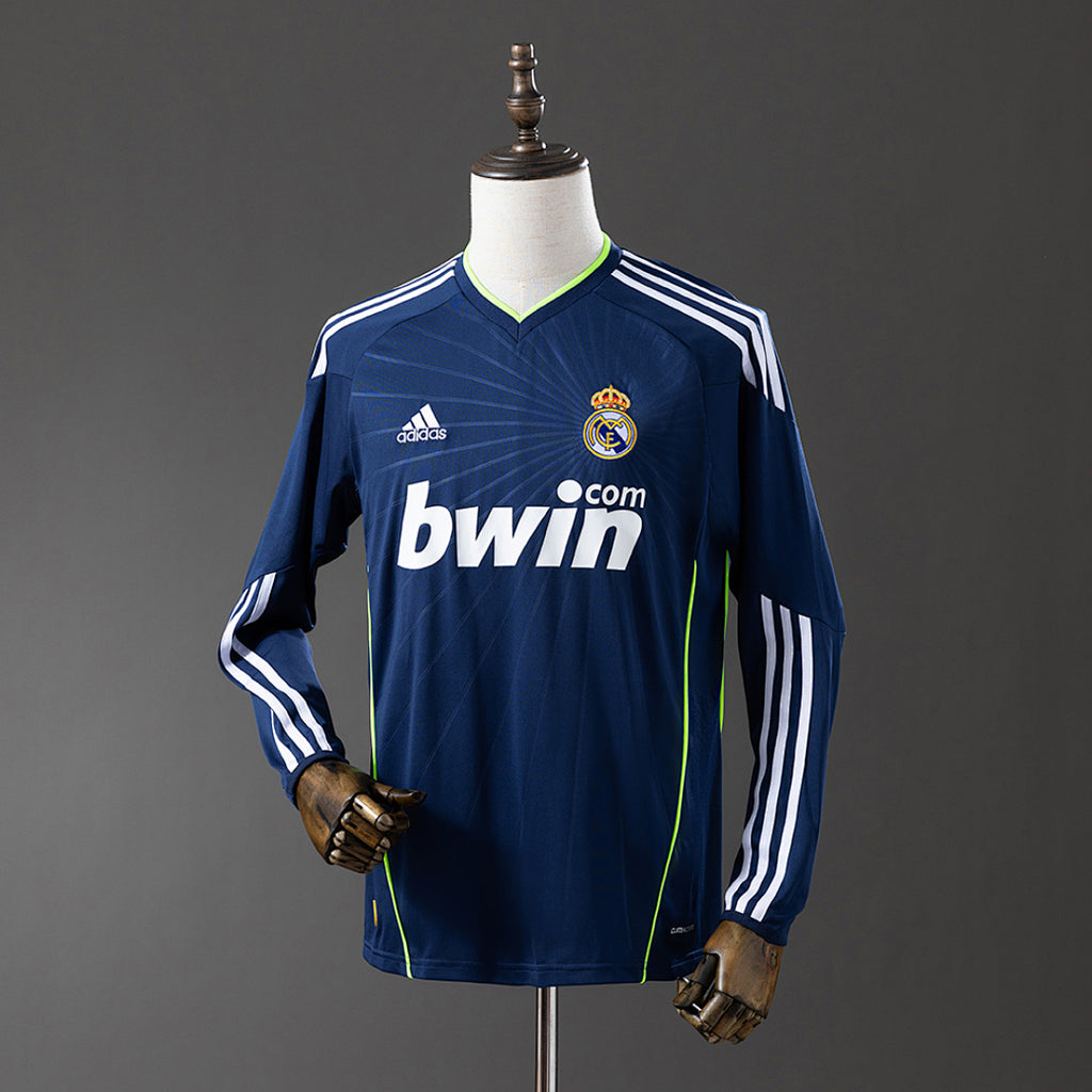 Camiseta Retro Real Madrid Visita Manga Larga 10/11 - frente