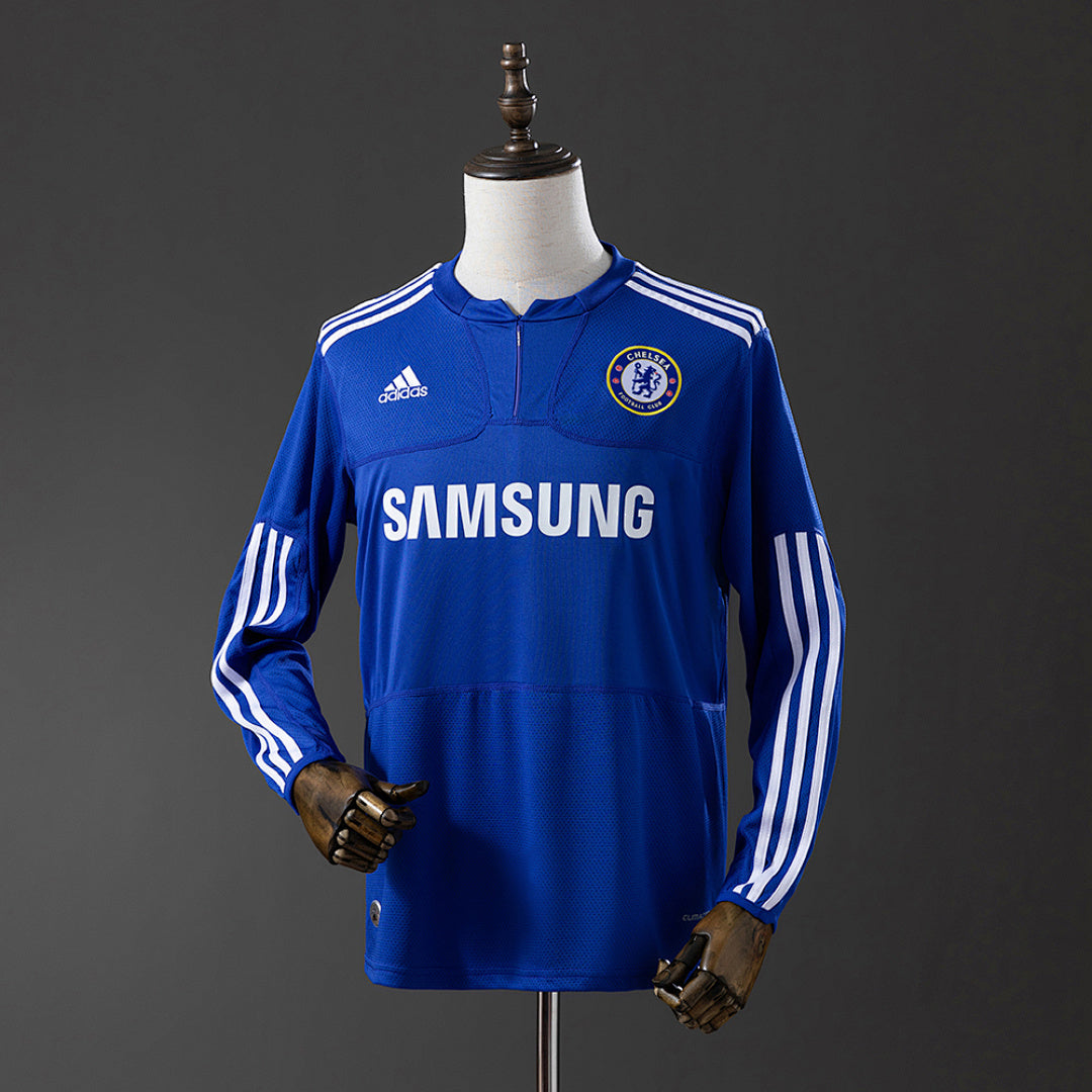 Camiseta Retro Chelsea Local Manga Larga 09/10 - frente