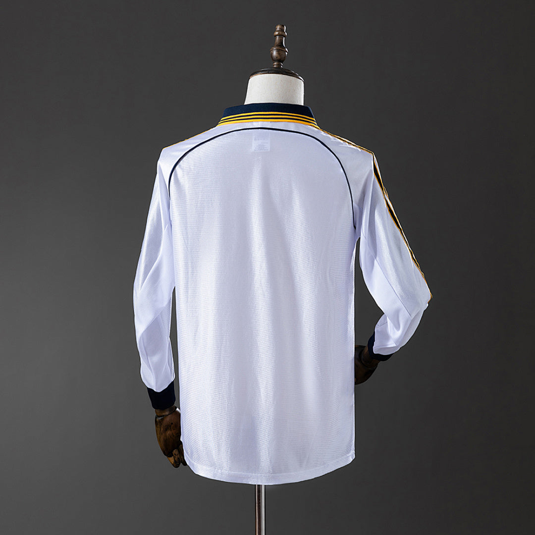 Camiseta Retro Real Madrid Local Manga Larga 98/00 - espalda