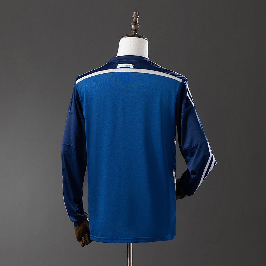 Camiseta Retro Argentina Visita Manga Larga 2014 - espalda