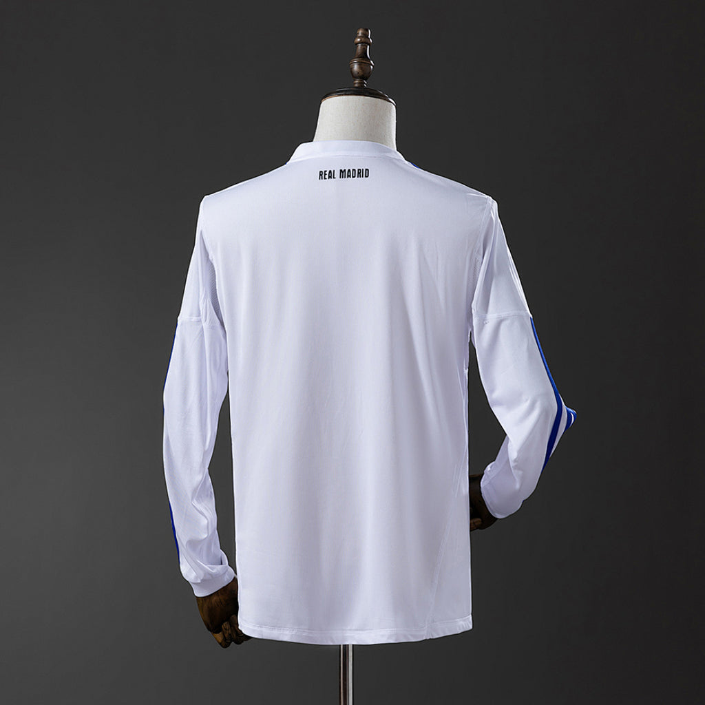 Camiseta Retro Real Madrid Local Manga Larga 10/11 - espalda
