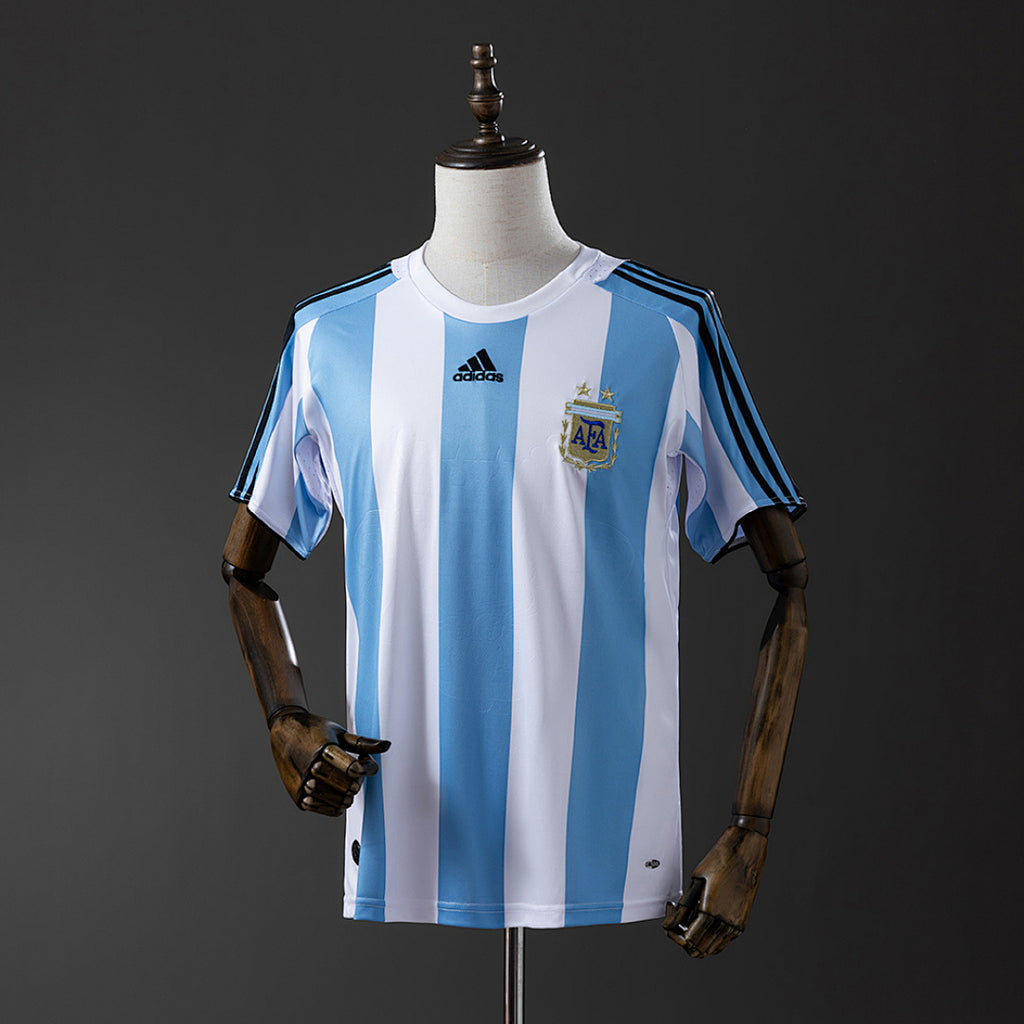 Camiseta Retro Argentina Local 08/10 - frente