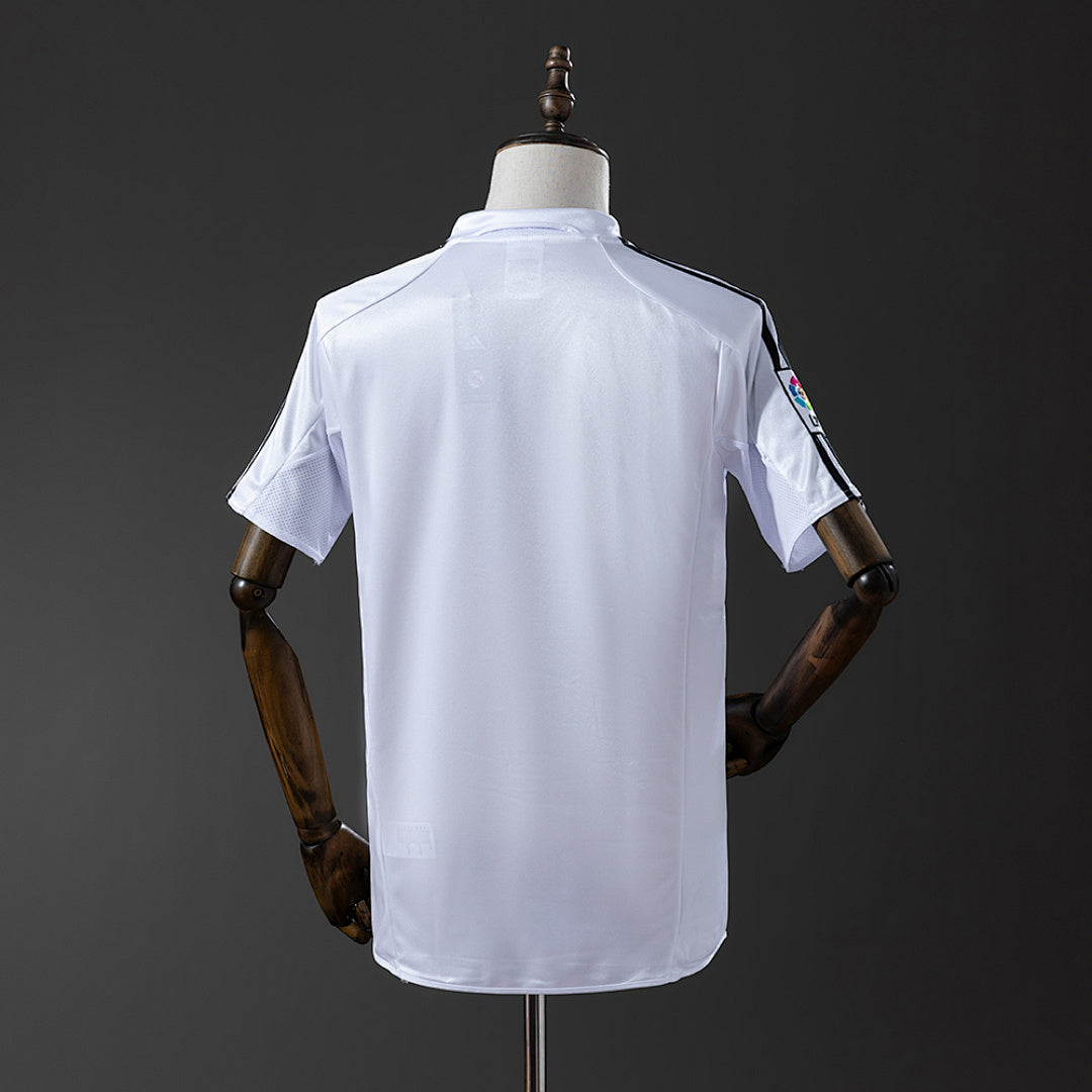 Camiseta Retro Real Madrid Local Celeste 04/05 - espalda