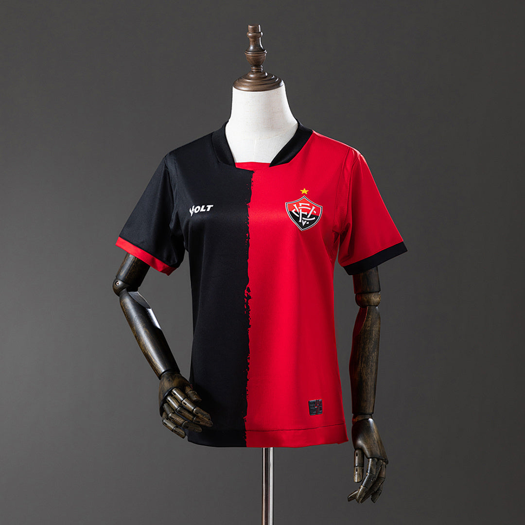 Camiseta Vitória Negra 2025/26 Mujer - frente
