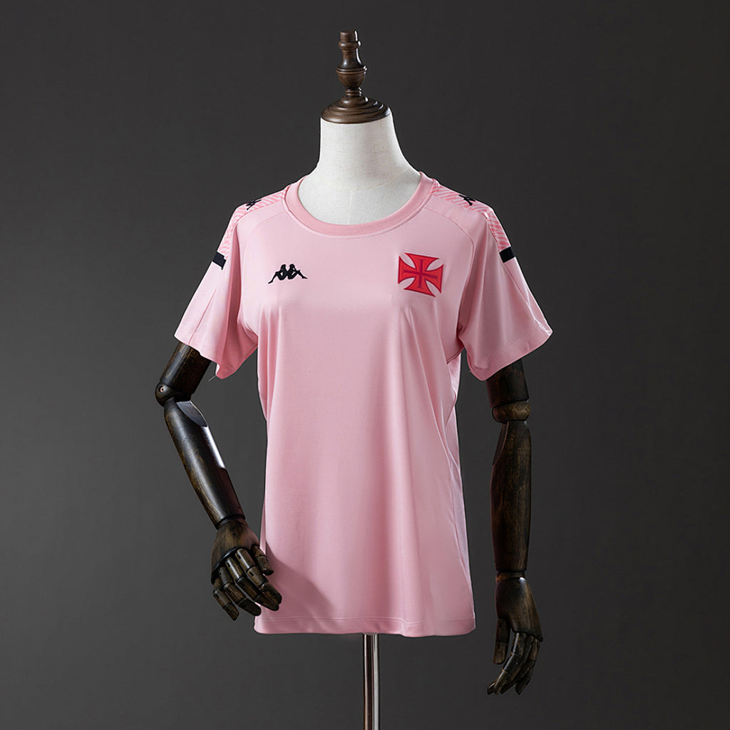 Camiseta Vasco da Gama Rosada 2024/25 Mujer - frente