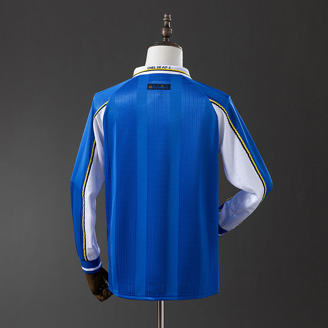 Camiseta Retro Chelsea Local Manga Larga 97/99 - espalda