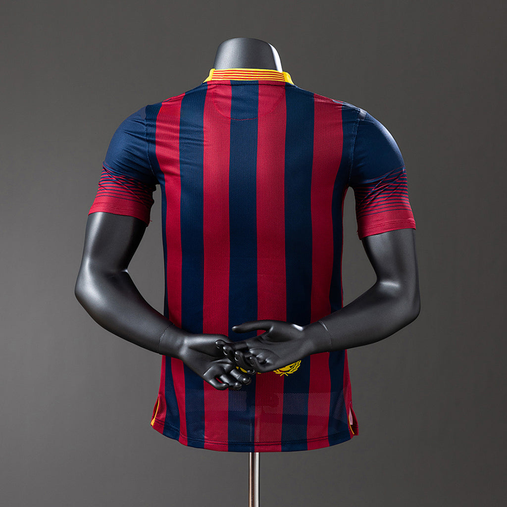Camiseta Retro FC Barcelona Local 13/14 Versión Jugador - espalda