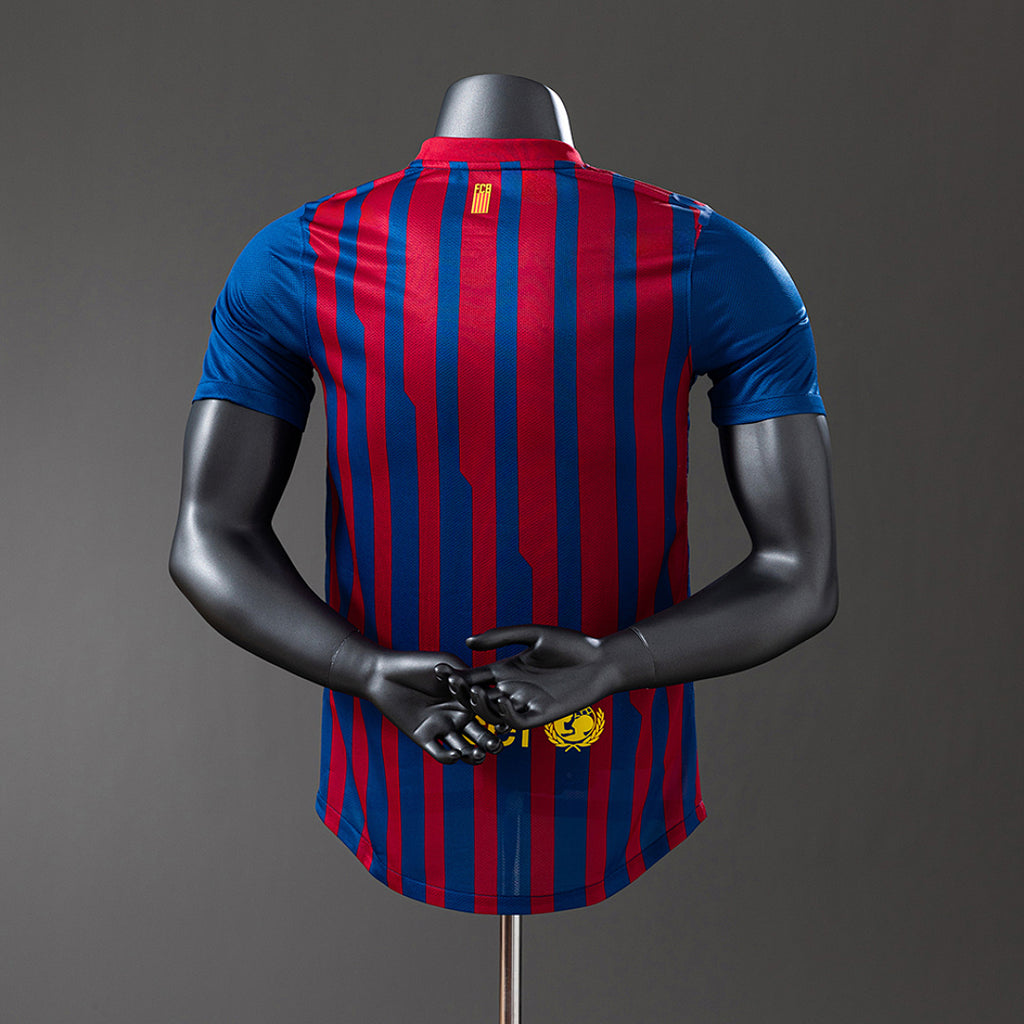 Camiseta Retro FC Barcelona Local 11/12 Versión Jugador - espalda