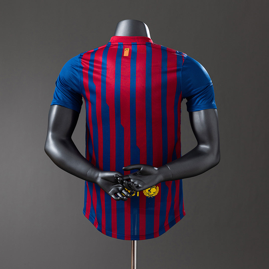 Camiseta Retro FC Barcelona Local 11/12 Versión Jugador - espalda