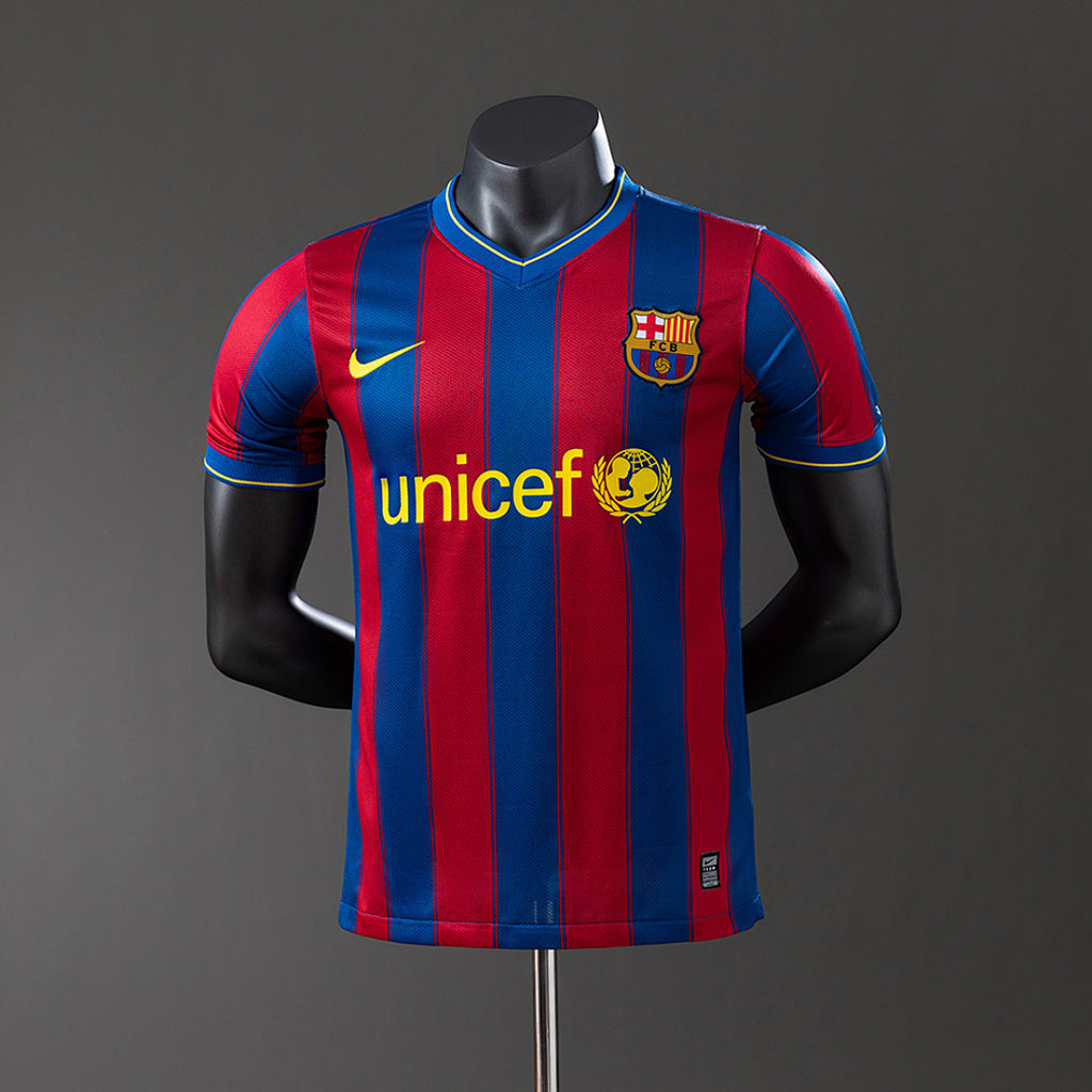 Camiseta Retro FC Barcelona Local 09/10 Versión Jugador - frente