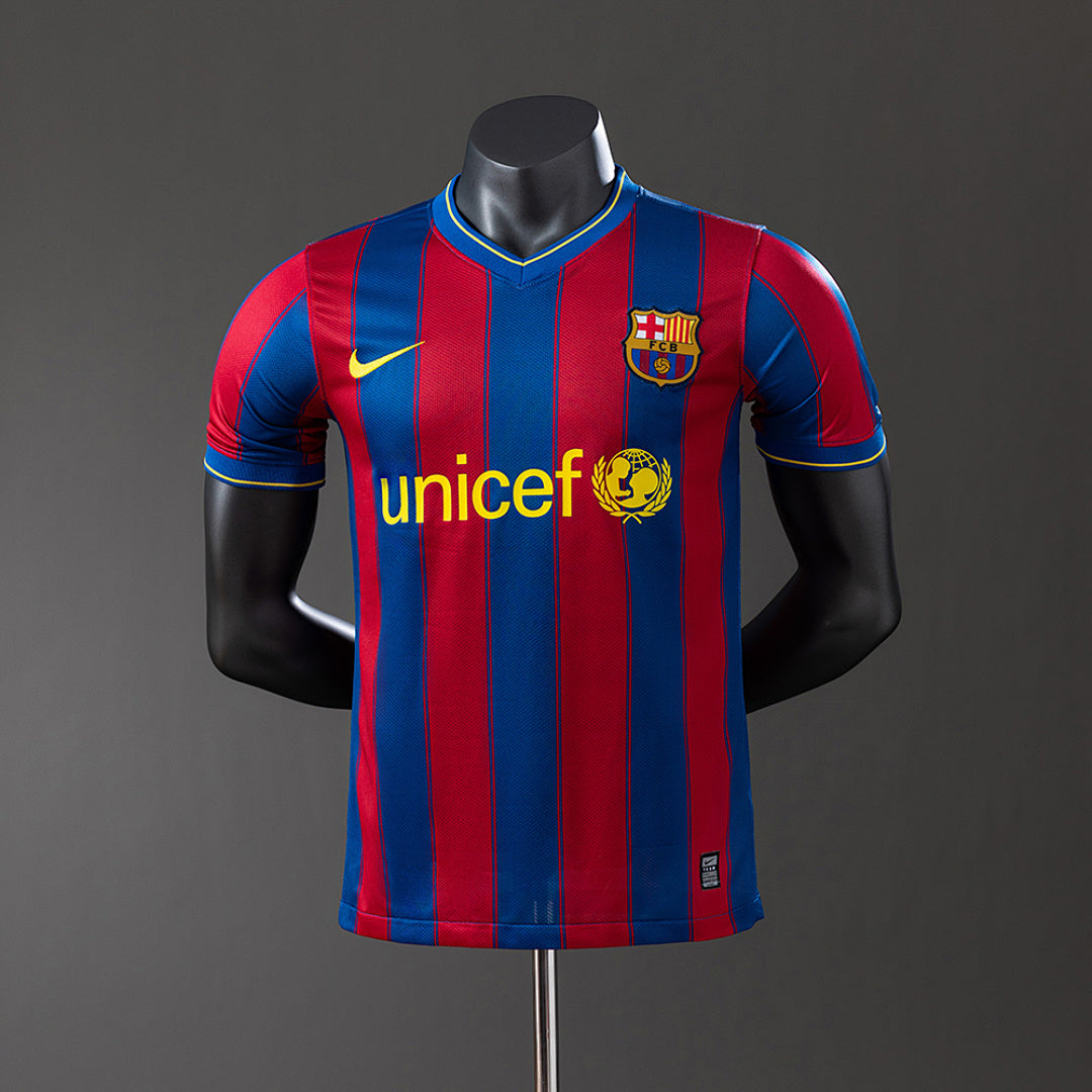 Camiseta Retro FC Barcelona Local 09/10 Versión Jugador - frente