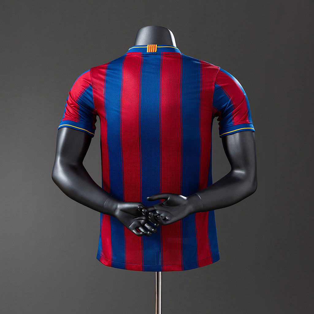 Camiseta Retro FC Barcelona Local 09/10 Versión Jugador - espalda