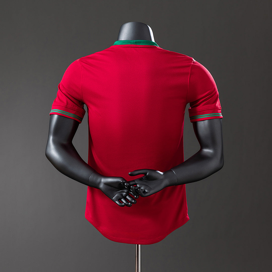 Camiseta Retro Portugal Local 2012 Versión Jugador - espalda