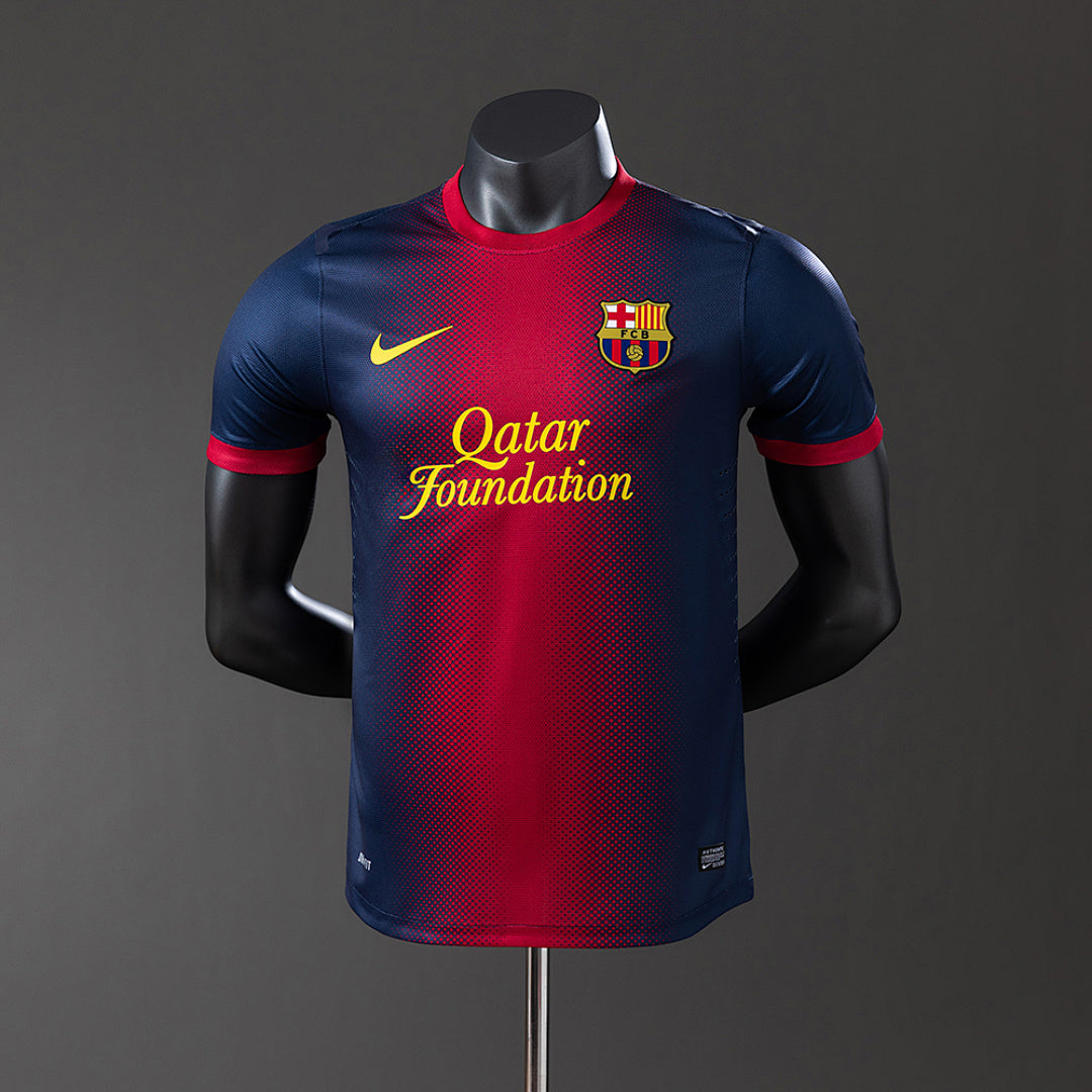 Camiseta Retro FC Barcelona Local 12/13 Versión Jugador - frente