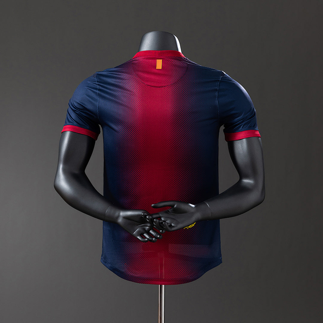 Camiseta Retro FC Barcelona Local 12/13 Versión Jugador - espalda