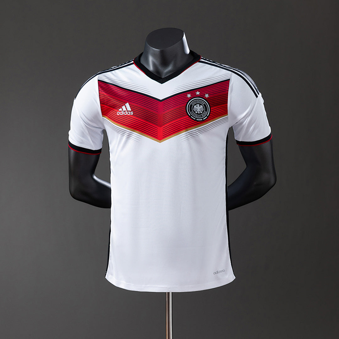 Camiseta Retro Alemania Local 2014 Versión Jugador - frente