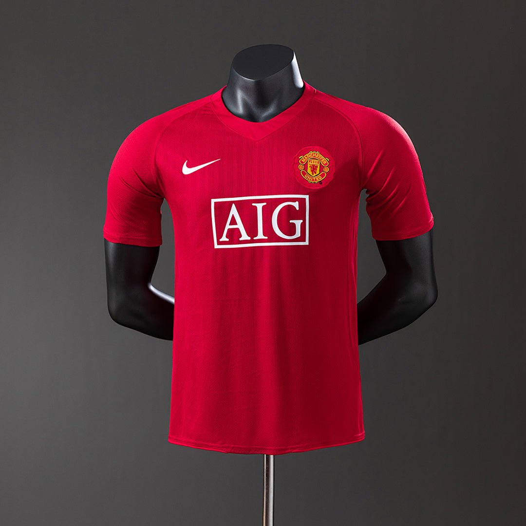 Camiseta Retro Manchester United Local 07/08 Versión Jugador - frente