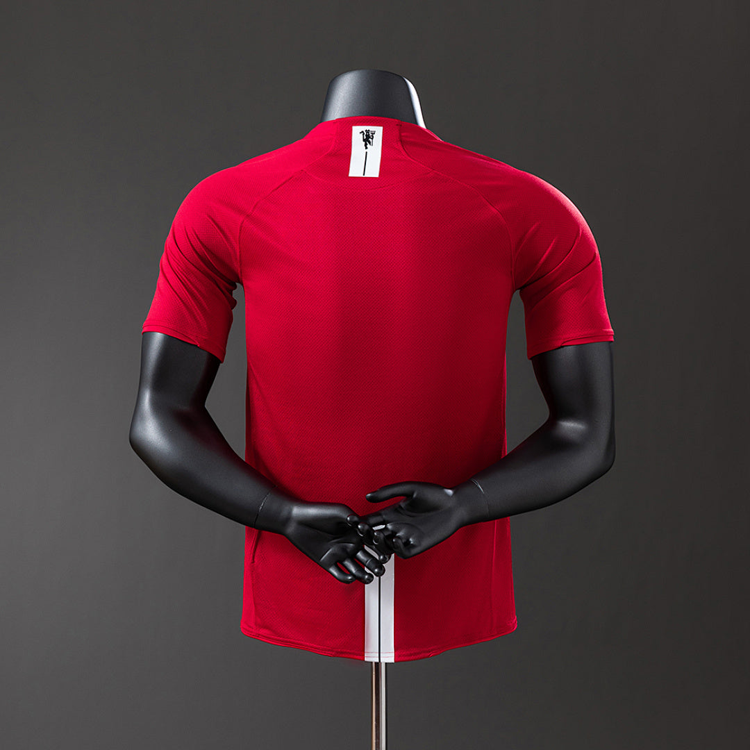 Camiseta Retro Manchester United Local 07/08 Versión Jugador - espalda