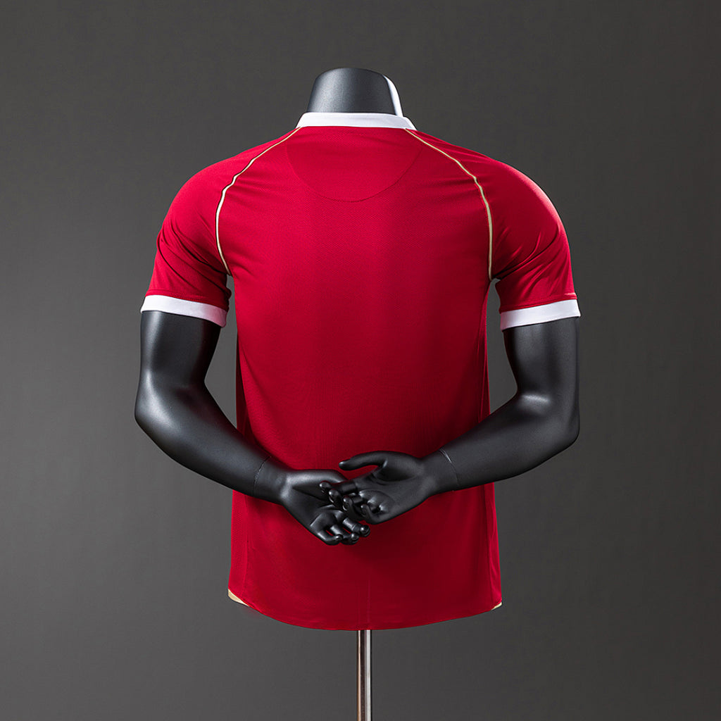 Camiseta Retro Manchester United Local 06/07 Versión Jugador - espalda