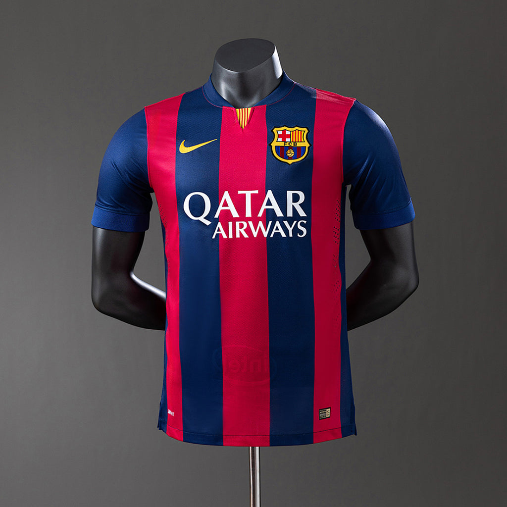 Camiseta Retro FC Barcelona Local 14/15 Versión Jugador - frente
