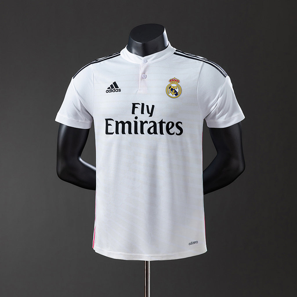 Camiseta Retro Real Madrid Local Celeste 14/15 Versión Jugador - frente