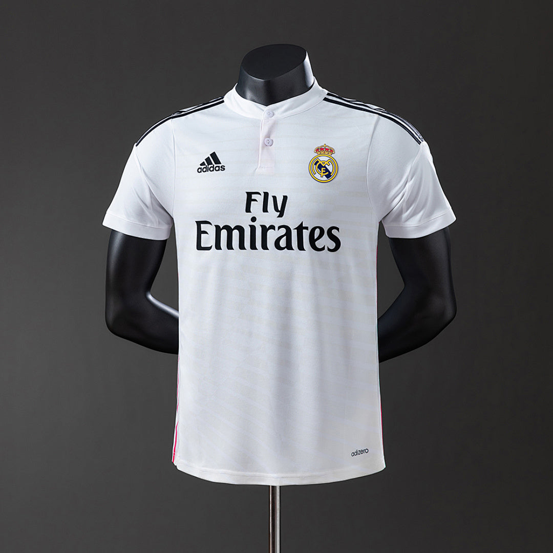 Camiseta Retro Real Madrid Local Celeste 14/15 Versión Jugador - frente