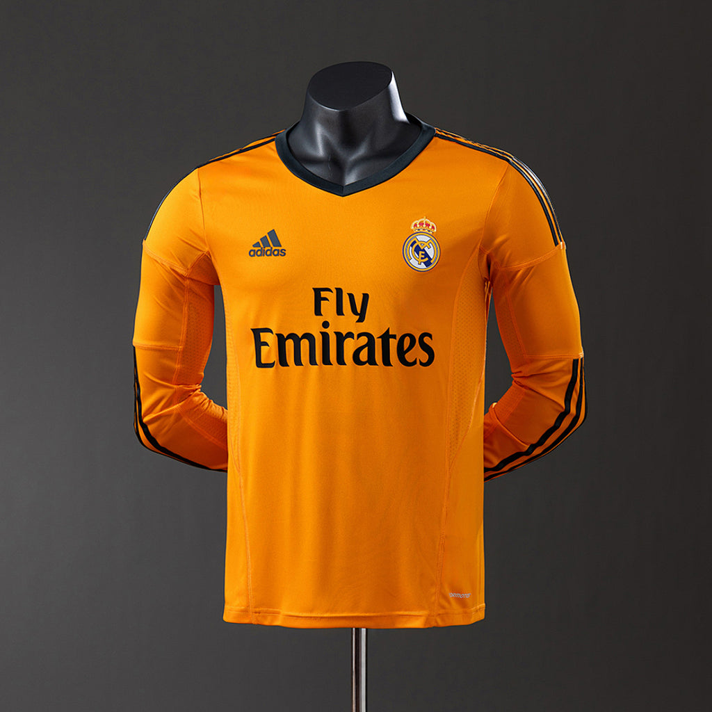 Camiseta Retro Real Madrid Tercera Manga Larga 13/14 Versión Jugador - frente